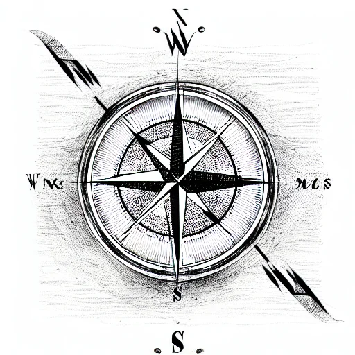Compass Tattoo