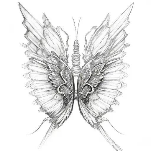 Butterfly Dragon Wings Bird