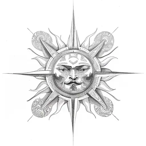 Sun With Pentagramm