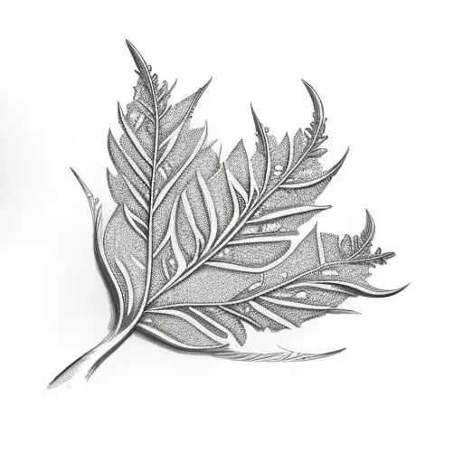 Elegant Filigree Acanthus Leaf