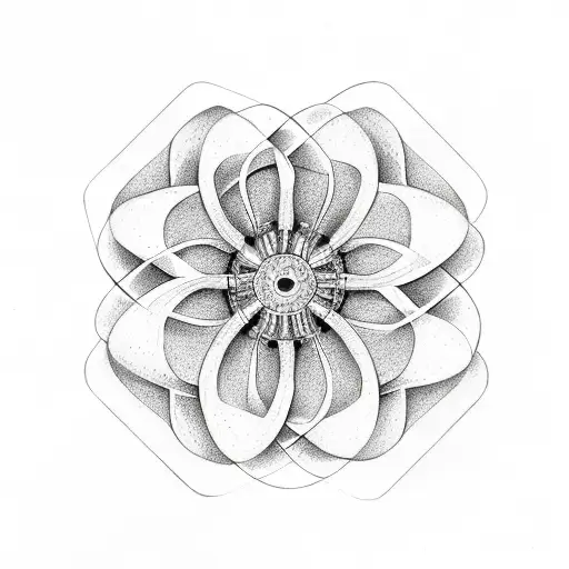 Infinity Symbol Flowers Butterflies