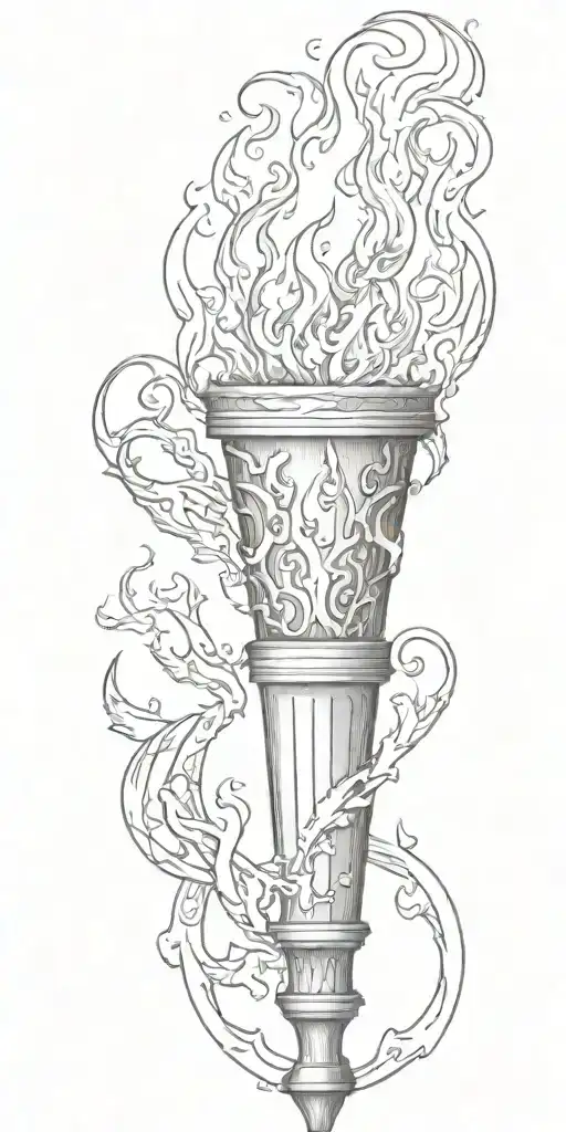 Flaming Torch