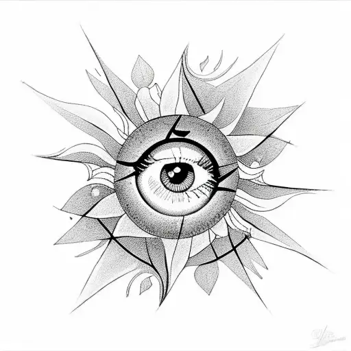 Female Eye Cherry Blossoms Sun