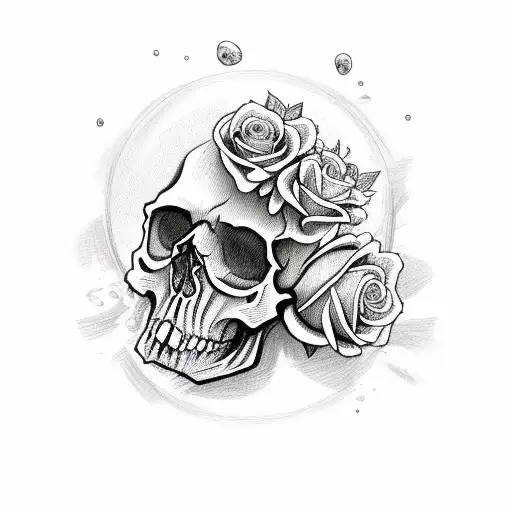 Skull And Roses