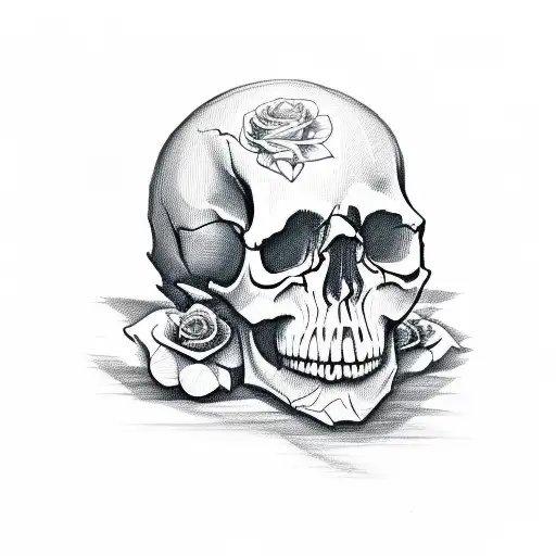 Skull And Roses