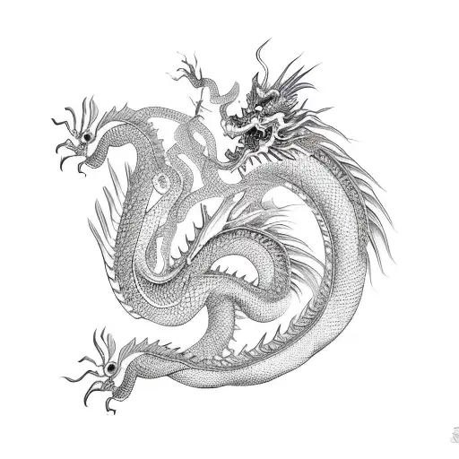 Chinese Dragon Vertical