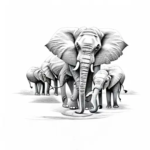 Elephant Growing From Struggle