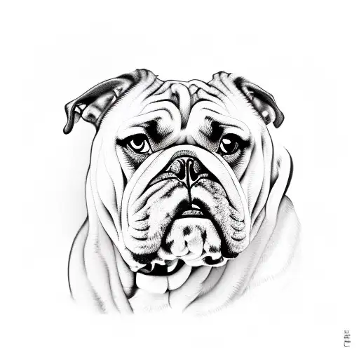 Gender-neutral Bulldog Portrait