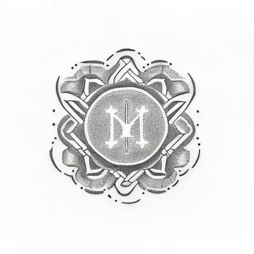 Create A Dotwork Tattoo That Represents The Connection Between Bartending And Your Love For Michigan