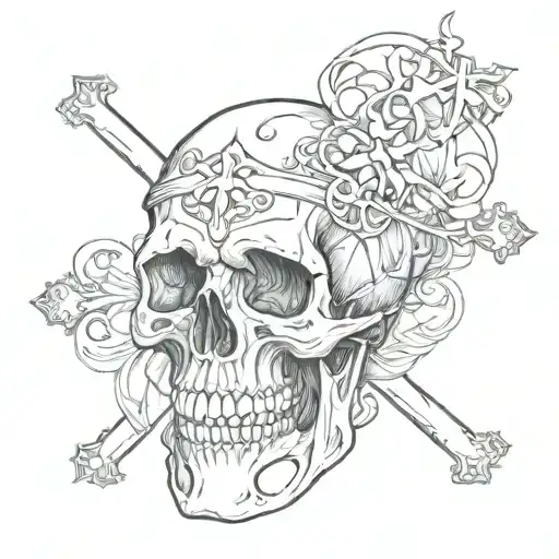 Skull And Cross