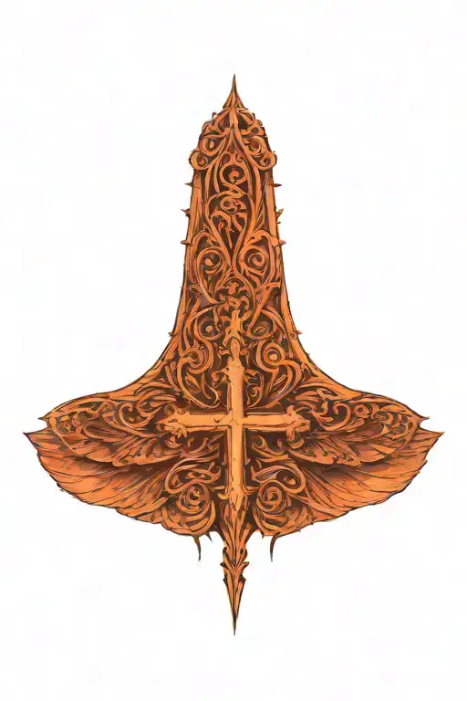 Cross With Wings