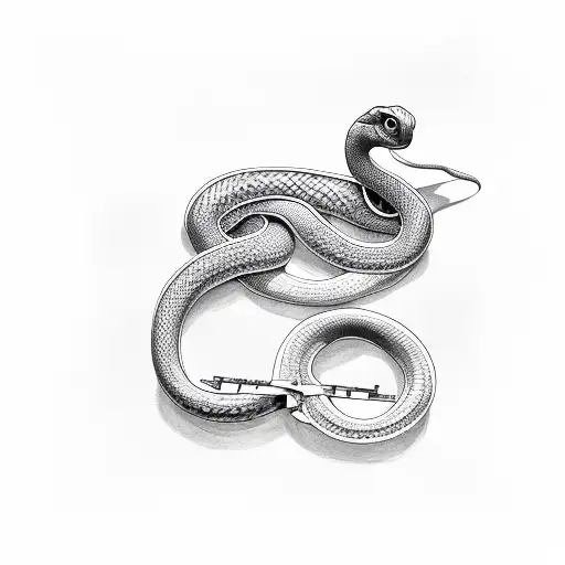 G Key Signature With Snake