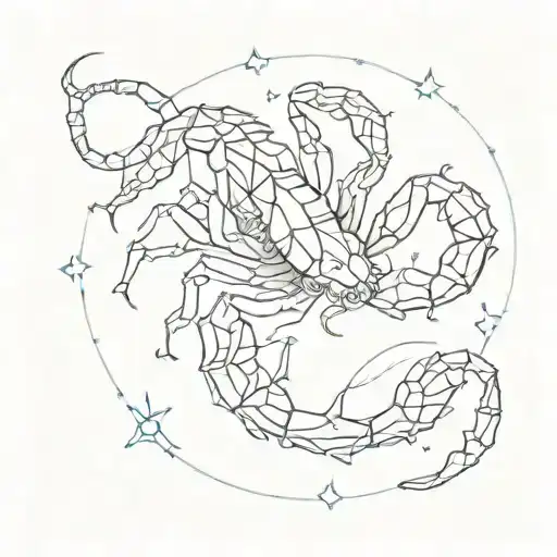 Scorpio Constellations Representing The Client's Zodiac