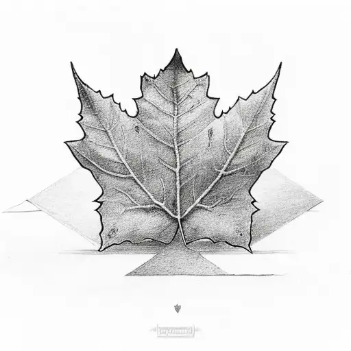 Leaf Luck With Triangel Of Odhin