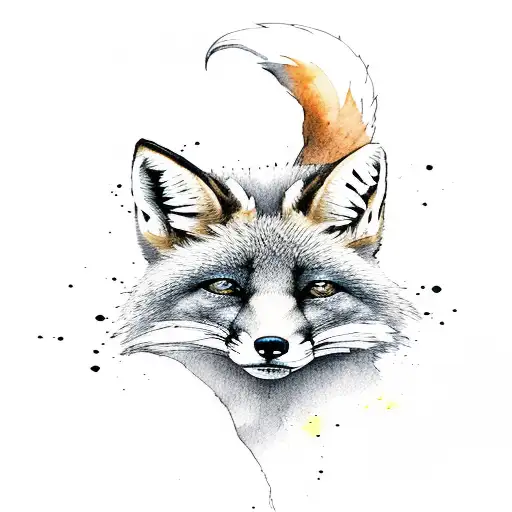 Fox Watercolor