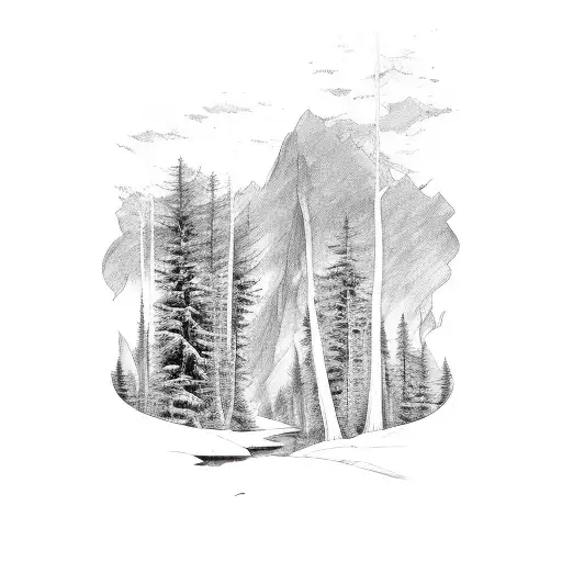 Dark Woodland Sleeve