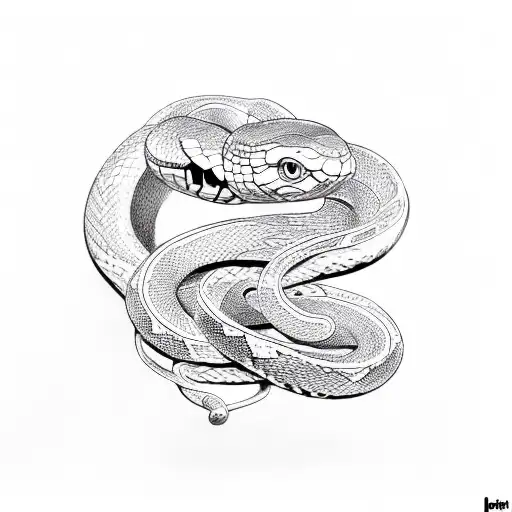Snake With Ornament