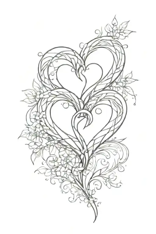 Two Hearts Intertwined