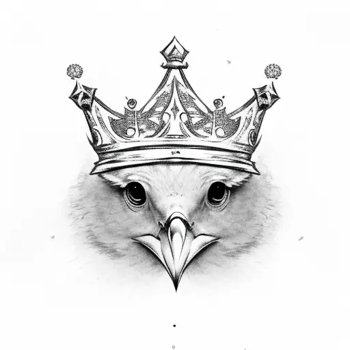 A Bird With A Crown