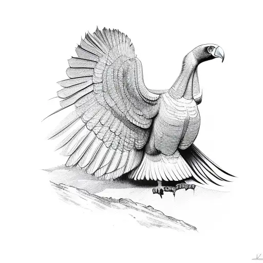 Scary Turkey Vulture