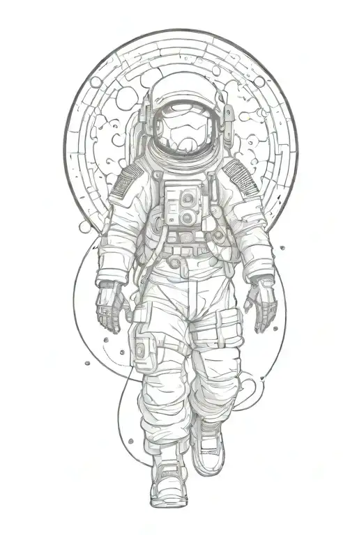 Astronaut With Jupiter