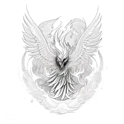 Phoenix Rising From Ashes
