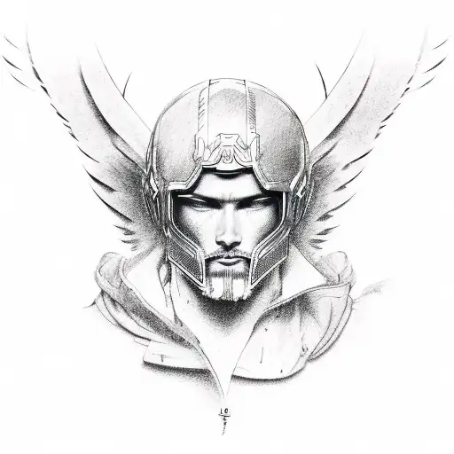 A Masculine Fallen Angel