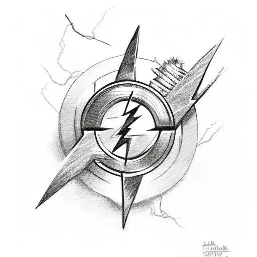 Lightning Bolt And Money