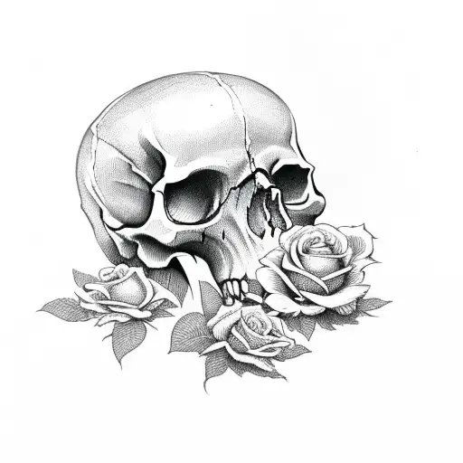 Skull And Roses