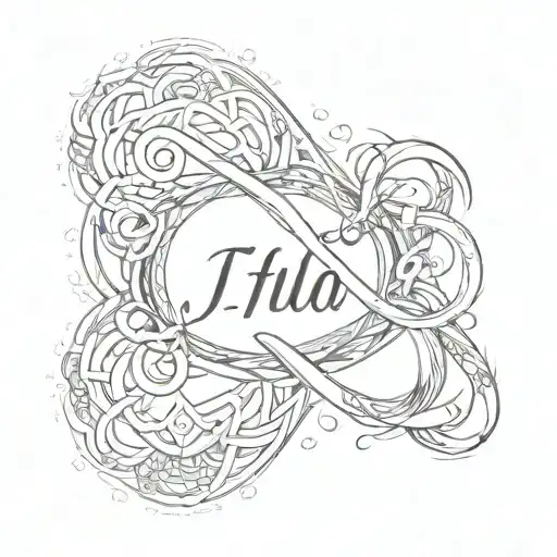 Infinity Symbol With Name