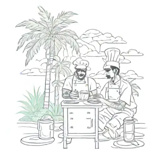 Alcohol Cocaine Sunshine Palmtrees Chef Love