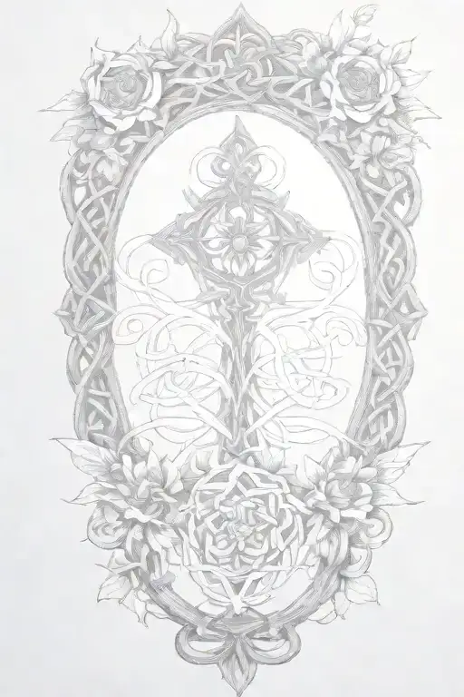 Celtic Flowers Intertwined