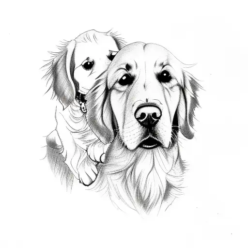 Golden Retriever Holding Pumpkin