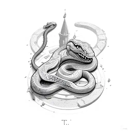 The Word Brave From Snake