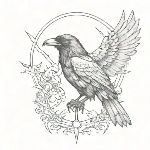 Raven With Kolovrat