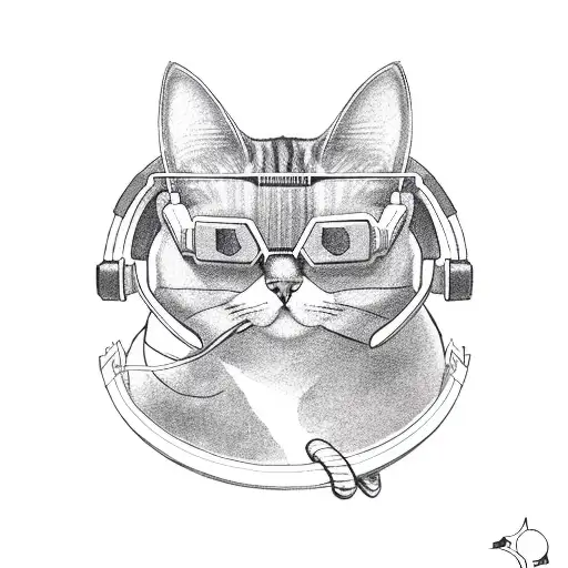 A Cat Wearing A Gaming Headset