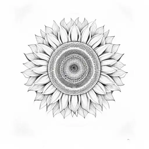 Sunflower Mandala