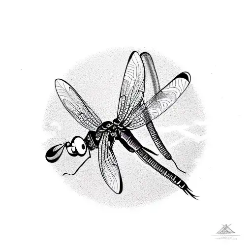 Dragonfly With Eye