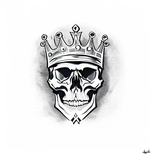 Skull With Crown