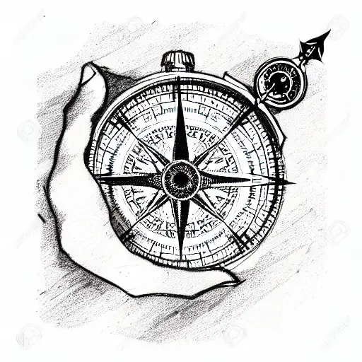 World Traveler With Compass