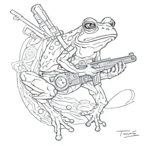 Frog And Gun