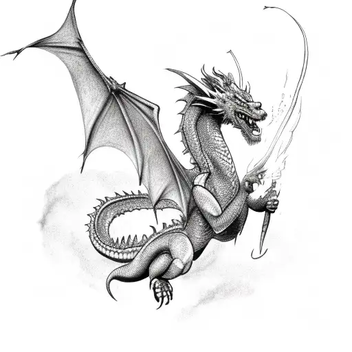 Dragon Breathing Fire