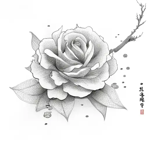 Korean Norigae With Flowers