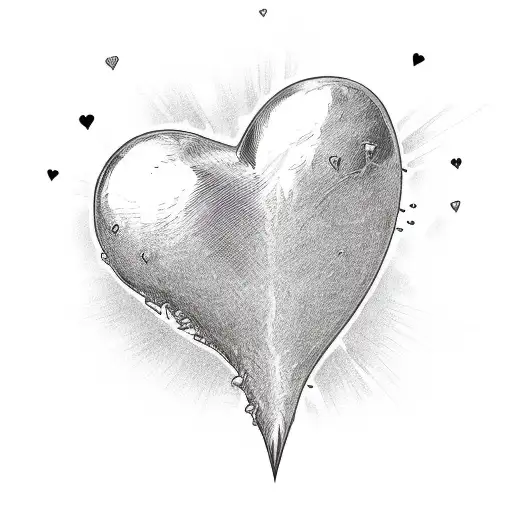 Love Heart But Inside Says Love Is For Losers