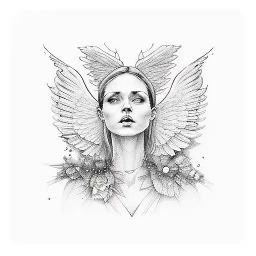 A Women Having Wings Who Loves To Travel And To Be Independent