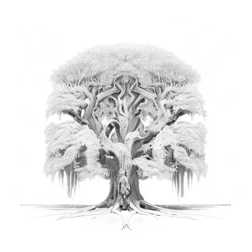 Large Tree With Hidden Doors