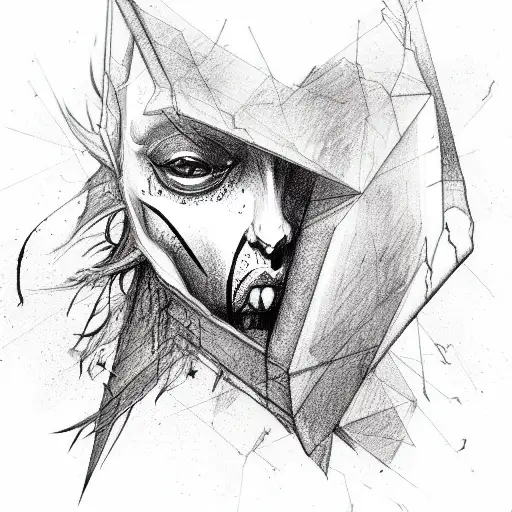 Raven Put His Head In A Guillotine