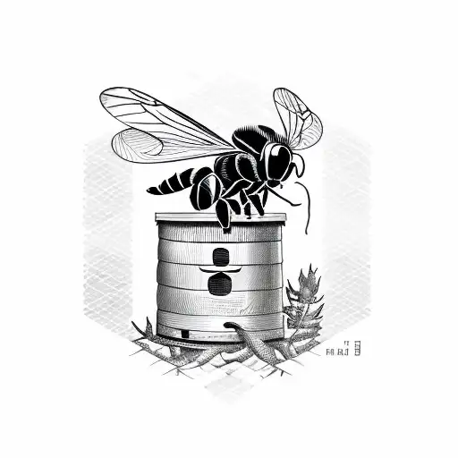 Military Unit Beekeeper Logo