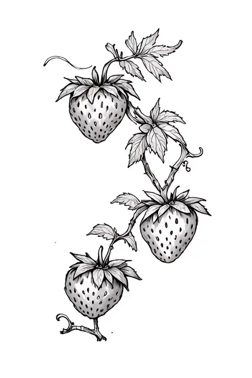 Strawberry Vine Growing