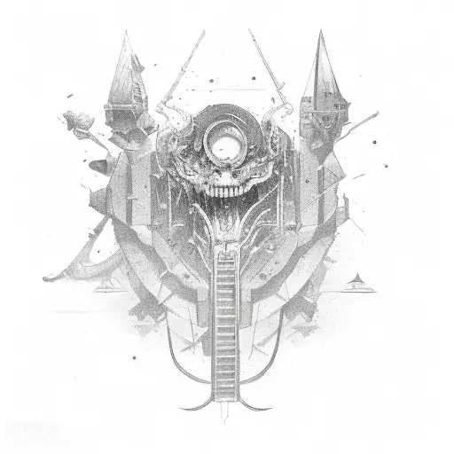 Moment Mori Script Written On Tricep